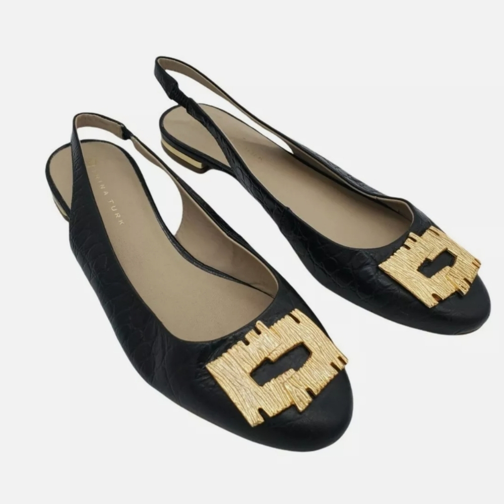 Trina Turk St. Helena Leather Flats